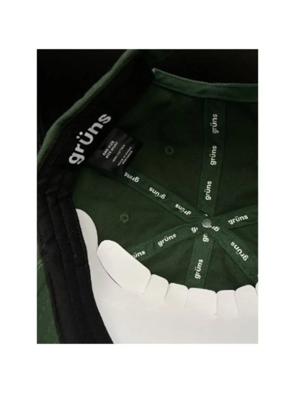 Grüns Gummies Green Brand Unisex Adjustable Strapback Cap NEW Gruns